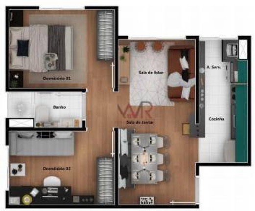 Imagem Apartamento com 2 Quartos à Venda, 40 m² em Aricanduva - São Paulo
