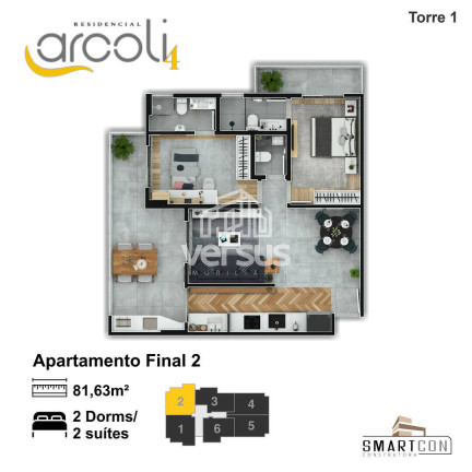 Imagem Apartamento com 2 Quartos à Venda, 67 m² em Vila Mirim - Praia Grande Imagem Apartamento com 2 Quartos à Venda, 67 m² em Vila Mirim - Praia Grande