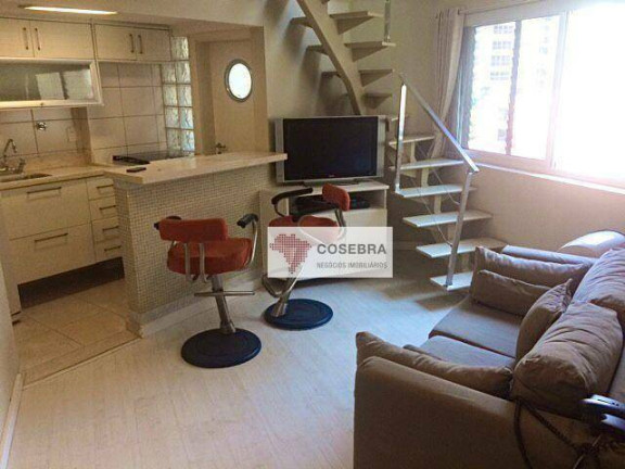 Apartamento com 1 Quarto à Venda ou Locação, 45 m² em Vila Nova Conceição - São Paulo