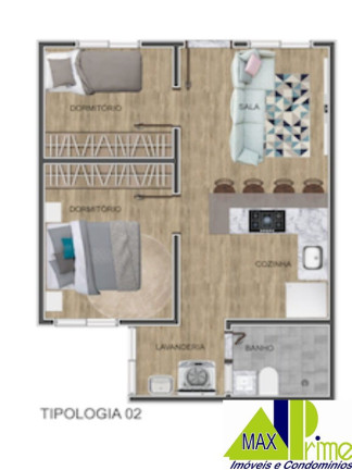 Imagem Apartamento com 2 Quartos à Venda, 51 m² em Jardim Triana - São Paulo