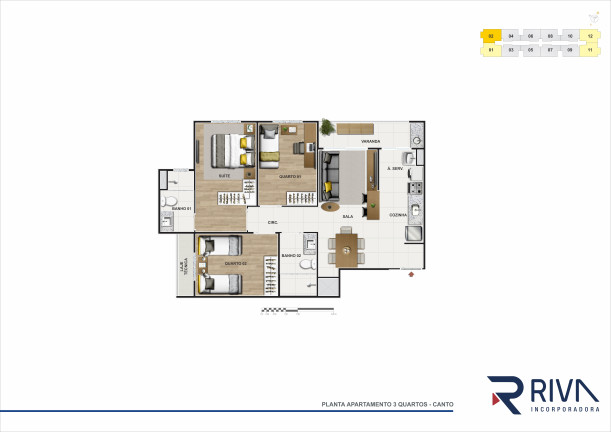 Imagem Cobertura com 3 Quartos à Venda, 132 m² em Areal (águas Claras) - Brasília