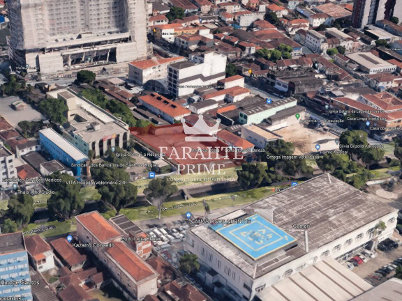 Imagem Terreno à Venda, 810 m² em Vila Mathias - Santos Imagem Terreno à Venda, 810 m² em Vila Mathias - Santos