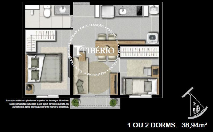 Imagem Imóvel com 1 Quarto à Venda, 30 m² em Vila Mariana - São Paulo