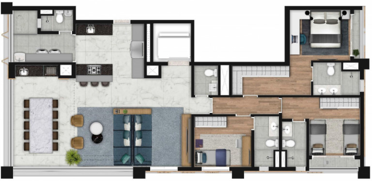 Imagem Apartamento com 3 Quartos à Venda, 141 m² em Moema - São Paulo