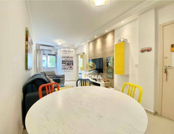 Apartamento com 1 Quarto à Venda, 55 m² em Tombo - Guarujá