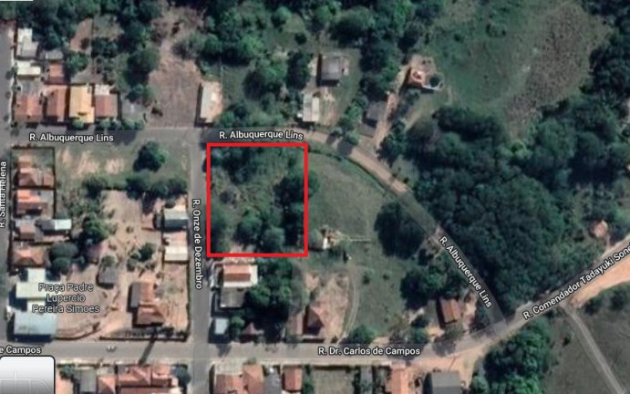 Terreno à Venda, 1.600 m² em Centro - Getulina