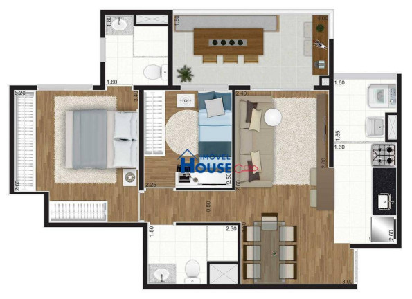 Imagem Apartamento com 2 Quartos à Venda, 55 m² em Pinheiros - São Paulo Imagem Apartamento com 2 Quartos à Venda, 55 m² em Pinheiros - São Paulo