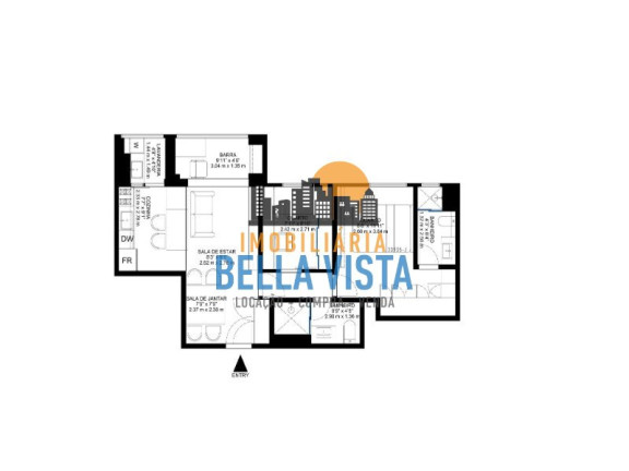 Imagem Apartamento com 2 Quartos à Venda, em Brooklin - São Paulo Imagem Apartamento com 2 Quartos à Venda, em Brooklin - São Paulo