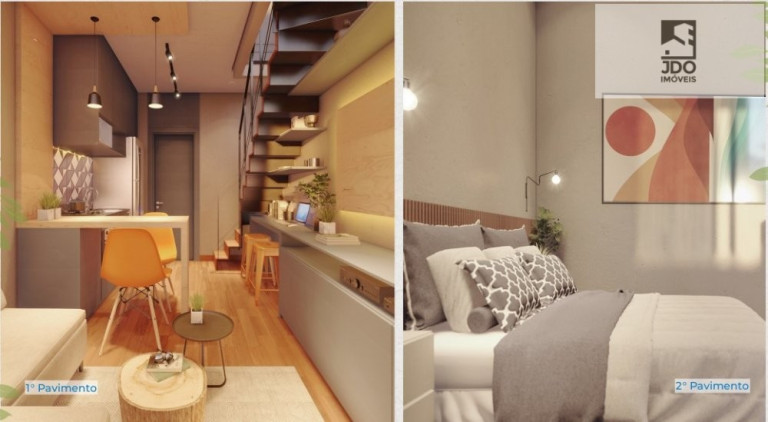 Imagem Apartamento com 1 Quarto à Venda, 30 m² em Novo Mundo - Curitiba Imagem Apartamento com 1 Quarto à Venda, 30 m² em Novo Mundo - Curitiba