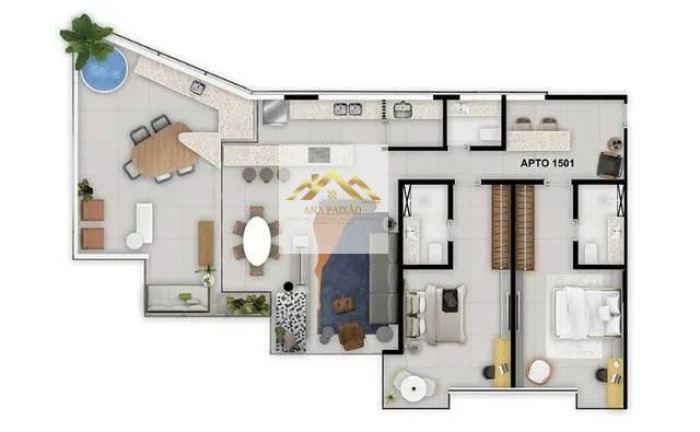 Imagem Apartamento com 1 Quarto à Venda, 52 m² em Boa Viagem - Recife