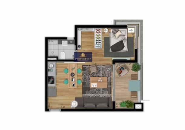 Imagem Apartamento com 1 Quarto à Venda, 50 m² em Pinheiros - São Paulo