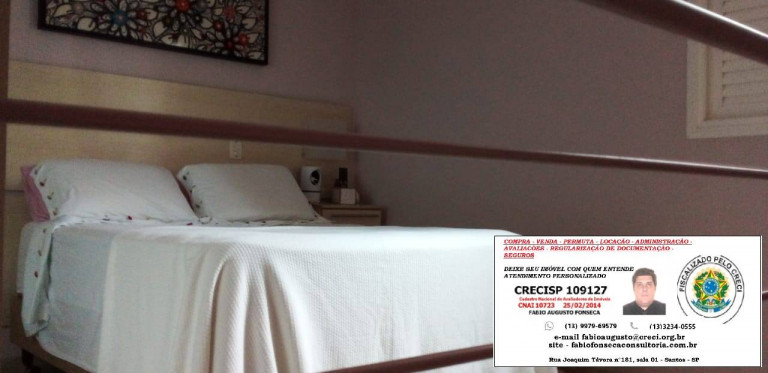 Imagem Flat com 1 Quarto à Venda, 80 m² em Gonzaga - Santos