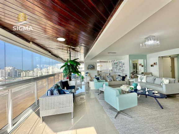 Imagem Cobertura com 6 Quartos à Venda, 450 m² em Jardim Astúrias - Guarujá