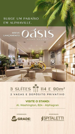 Imagem Apartamento com 3 Quartos à Venda, 114 m² em Alphagran Alphaville - Barueri