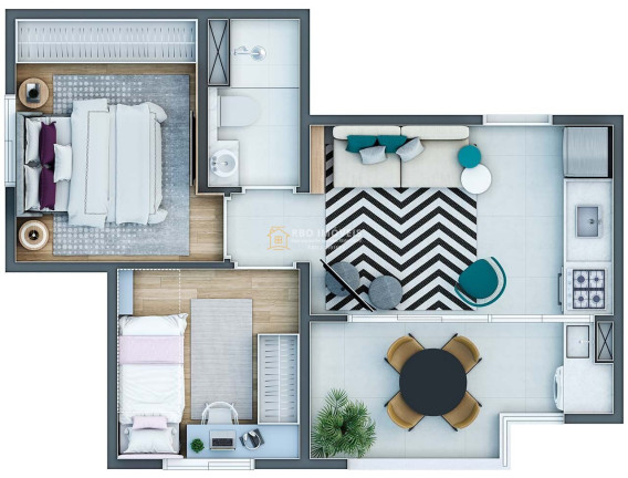 Imagem Apartamento com 2 Quartos à Venda, 38 m² em Vila Sul Americana - Carapicuíba