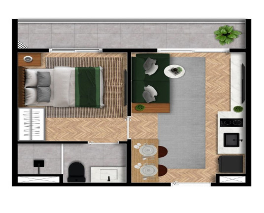 Imagem Apartamento com 1 Quarto à Venda, 29 m² em Perdizes - São Paulo Imagem Apartamento com 1 Quarto à Venda, 29 m² em Perdizes - São Paulo