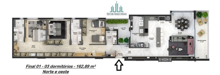 Imagem Apartamento com 3 Quartos à Venda, 162 m² em São Bento - Bento Gonçalves