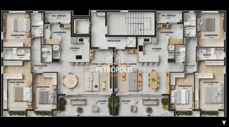 Imagem Apartamento com 3 Quartos à Venda, 128 m² em Exposição - Caxias Do Sul Imagem Apartamento com 3 Quartos à Venda, 128 m² em Exposição - Caxias Do Sul
