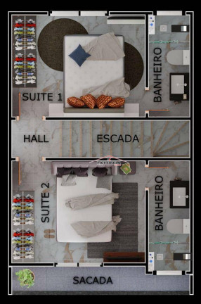 Imagem Sobrado com 2 Quartos à Venda, 95 m² em Maracanã - Praia Grande