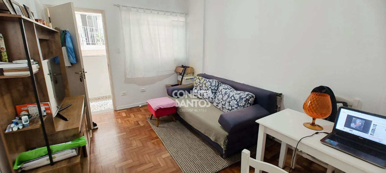 Imagem Apartamento com 1 Quarto à Venda, 40 m² em Ponta Da Praia - Santos