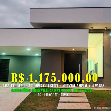 Casa com 3 Quartos à Venda, 140 m² em Jardim Primavera - Itupeva