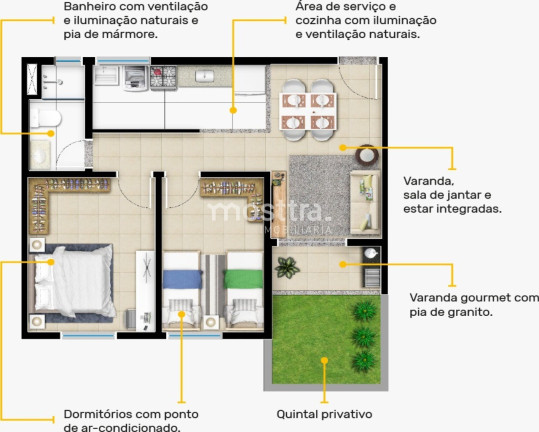 Imagem Apartamento com 2 Quartos à Venda, 50 m² em Jardim Residencial Veneza - Indaiatuba Imagem Apartamento com 2 Quartos à Venda, 50 m² em Jardim Residencial Veneza - Indaiatuba