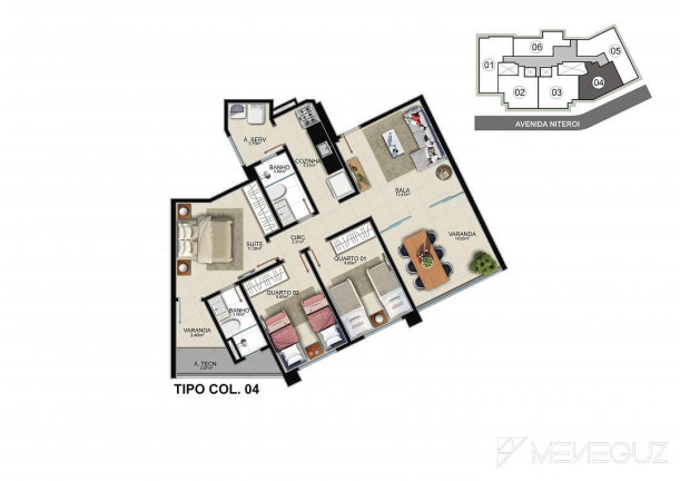 Imagem Apartamento com 3 Quartos à Venda, 95 m² em Praia Do Morro - Guarapari Imagem Apartamento com 3 Quartos à Venda, 95 m² em Praia Do Morro - Guarapari