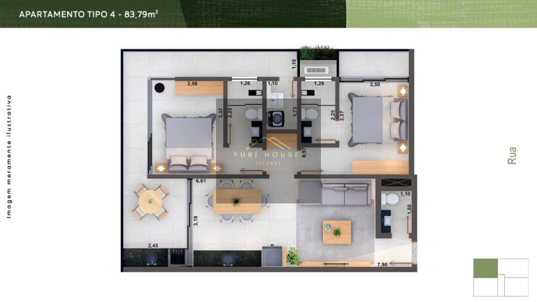Imagem Imóvel com 2 Quartos à Venda, 101 m² em Itagua - Ubatuba