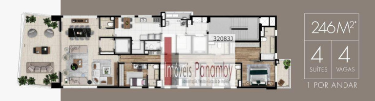 Imagem Apartamento com 4 Quartos à Venda, 246 m² em Itaim Bibi - São Paulo Imagem Apartamento com 4 Quartos à Venda, 246 m² em Itaim Bibi - São Paulo