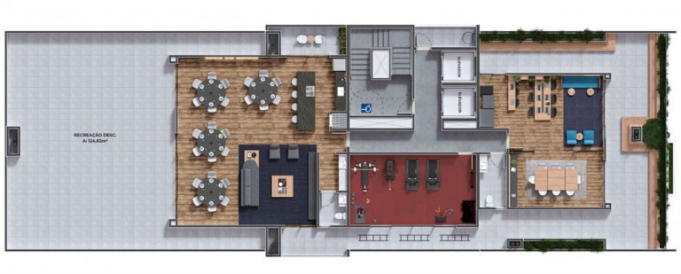 Imóvel com 2 Quartos à Venda, 53 m² em água Verde - Curitiba