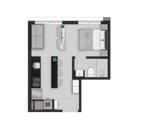 Imagem Apartamento com 1 Quarto à Venda, 57 m² em Capão Da Canoa - Capão Da Canoa