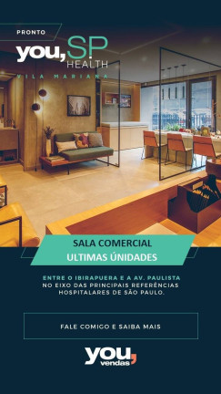 Sala Comercial à Venda, 30 m² em Vila Mariana - São Paulo