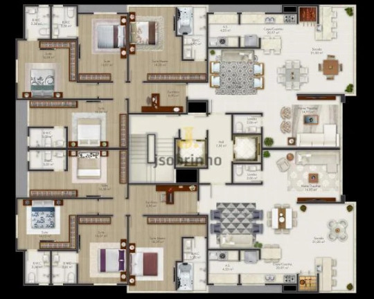 Imagem Apartamento com 4 Quartos à Venda, 187 m² em Meia Praia - Itapema