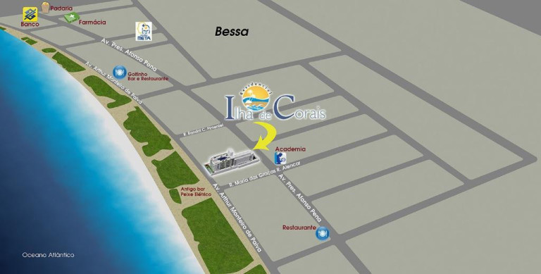 Imagem Apartamento com 3 Quartos à Venda, 85 m² em Bessa - João Pessoa Imagem Apartamento com 3 Quartos à Venda, 85 m² em Bessa - João Pessoa