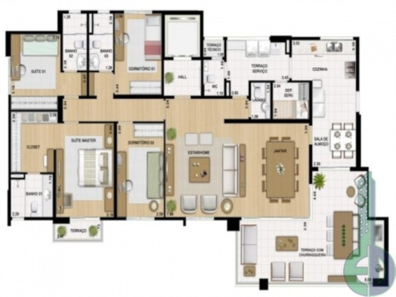 Imagem Imóvel com 4 Quartos à Venda, 186 m² em Santa Paula - Sao Caetano Do Sul