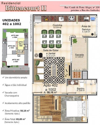 Imagem Apartamento com 1 Quarto à Venda, 58 m² em Nossa Senhora De Fátima - Santa Maria Imagem Apartamento com 1 Quarto à Venda, 58 m² em Nossa Senhora De Fátima - Santa Maria