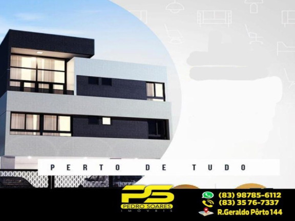 Apartamento com 3 Quartos à Venda, 72 m² em Bancários - João Pessoa
