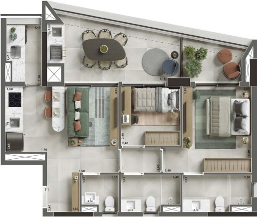 Imagem Apartamento com 3 Quartos à Venda, 115 m² em Ibirapuera - São Paulo