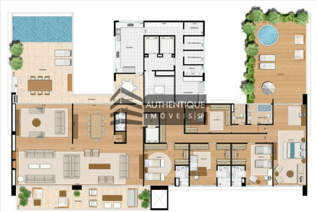 Foto do imóvel Apartamento com 3 Quartos à Venda, 320 m² em Perdizes - São Paulo
