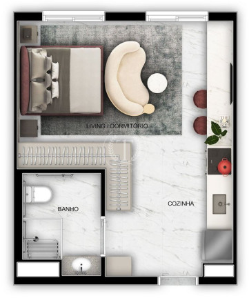 Imagem Apartamento com 1 Quarto à Venda, 27 m² em Vila Guarani (z Sul) - São Paulo
