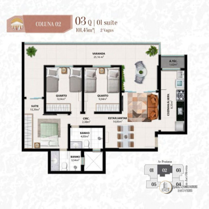 Imagem Apartamento com 2 Quartos à Venda, 80 m² em Praia Do Morro - Guarapari Imagem Apartamento com 2 Quartos à Venda, 80 m² em Praia Do Morro - Guarapari