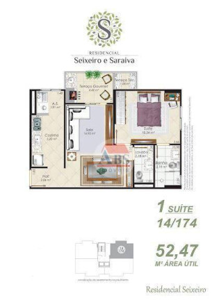 Imagem Apartamento com 1 Quarto à Venda, 52 m² em Aviação - Praia Grande Imagem Apartamento com 1 Quarto à Venda, 52 m² em Aviação - Praia Grande