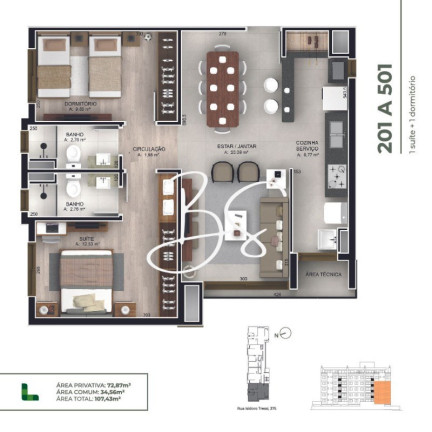 Imagem Apartamento com 2 Quartos à Venda, 72 m² em Jardim Botânico - Porto Alegre