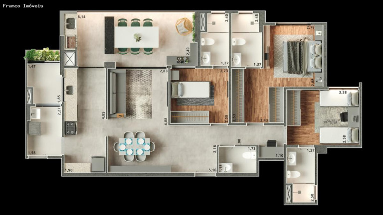 Imagem Apartamento à Venda, 112 m² em Campestre - Santo André Imagem Apartamento à Venda, 112 m² em Campestre - Santo André
