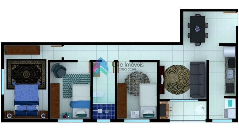 Imagem Apartamento à Venda, 73 m² em Centro - Schroeder Imagem Apartamento à Venda, 73 m² em Centro - Schroeder