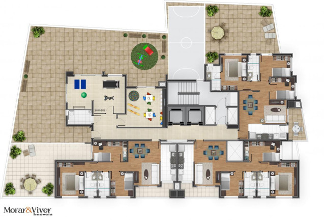 Imagem Apartamento com 3 Quartos à Venda, 78 m² em Cristo Rei - Curitiba