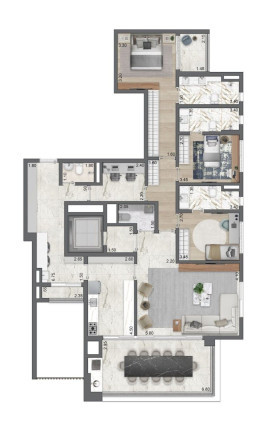 Imagem Apartamento com 3 Quartos à Venda, 176 m² em Moema - São Paulo