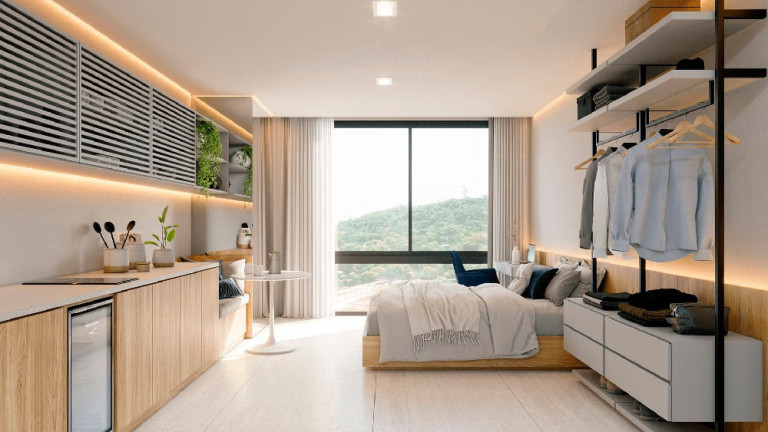 Imagem Apartamento com 1 Quarto à Venda, 46 m² em Saco Dos Limões - Florianópolis