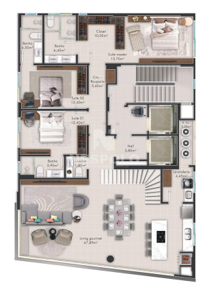 Imagem Apartamento à Venda, 165 m² em Centro - Itajai Imagem Apartamento à Venda, 165 m² em Centro - Itajai