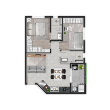 Imagem Cobertura com 3 Quartos à Venda, 101 m² em Bom Retiro - Curitiba
